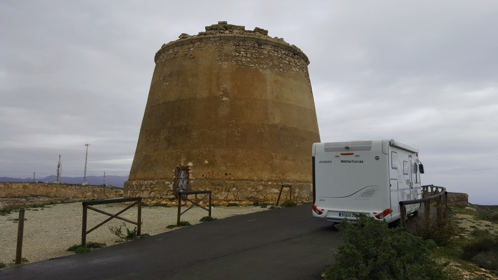 alter Burgturm Puenta de los Muertos G